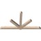 Ekena Millwork Kennewick Smooth Timber Gable Bracket, Douglas Fir, 108"W x 58"H x 5 1/2"D x 5 1/2"F, 13/12 Pitch GBW108X58X0606KEN00SDF - alternate 2